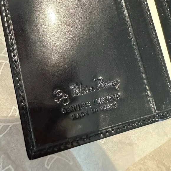 Paloma Picasso Genuine Leather Black Wallet - NEVER USED - Picture 4 of 6